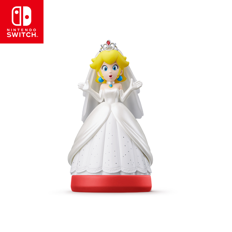 新补货:nintendo 任天堂 桃花公主 婚礼造型 amiibo