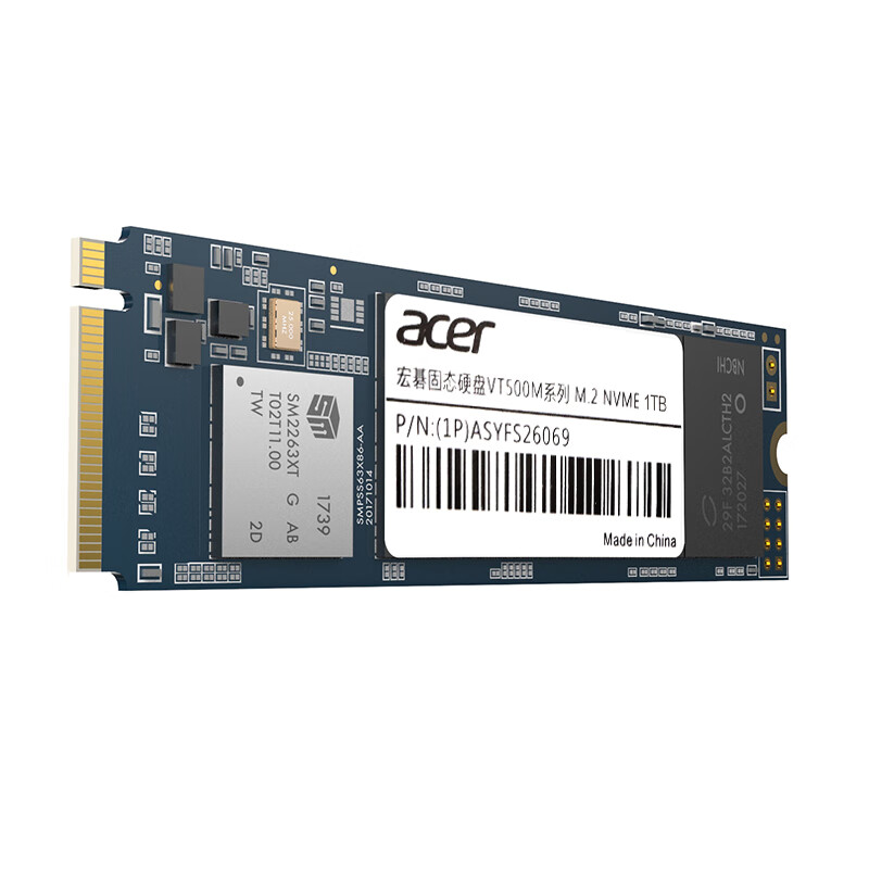 宏碁(acer) vt500m系列 m.2 nvme 固态硬盘 869元