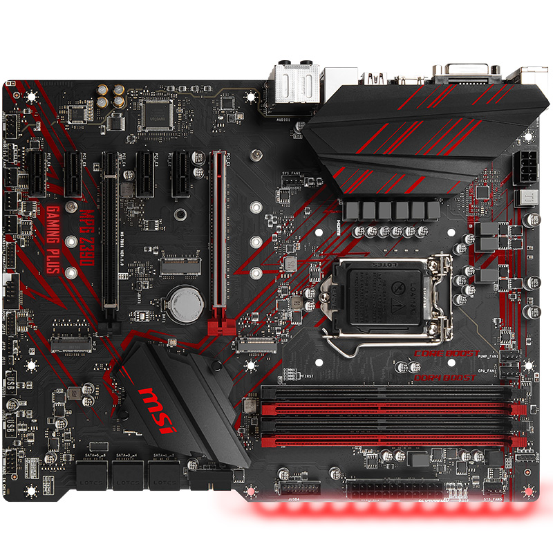 msi微星mpgz390gamingplus电竞板主板(intelz390/lga1151) 899元