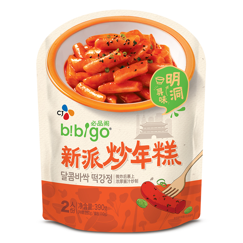 京东商城必品阁折扣 必品阁(bibigo)韩式 新派 炒年糕