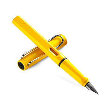 LAMY 凌美 safari 狩猎者系列 钢笔 亮黄色 F尖*3支