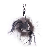 芬迪(FENDI) 黑色皮毛白眉灰眼牛皮时尚吊坠 7AR398 85U F05N3 *2件 7411.2元(合 3705.6元/件)