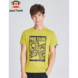 125.1元 京东PLUS会员:Paul Frank 大嘴猴 PFS17SSCE61172 男士休闲圆领印花短袖T恤