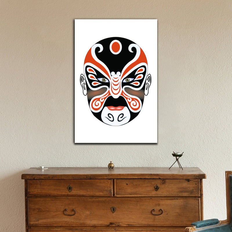 【脸谱】创意系列 现代家居软装印刷品 客厅餐厅装饰画无框画