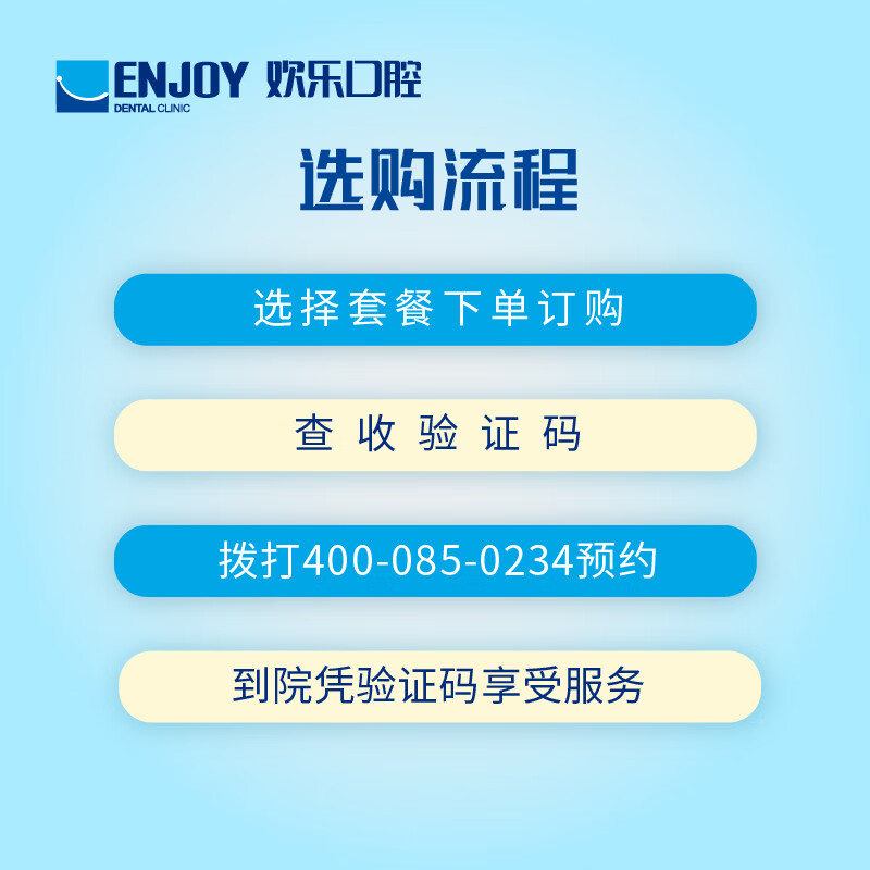 欢乐口腔 3M树脂补牙套餐