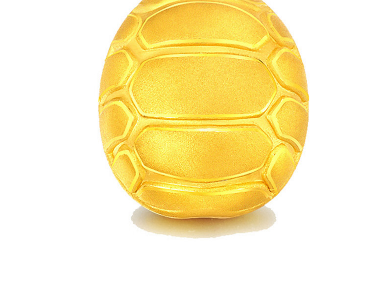 3d硬金 富贵小龟壳转运珠足金戒指 闺蜜 富甲龟壳路路通编织黄金指环