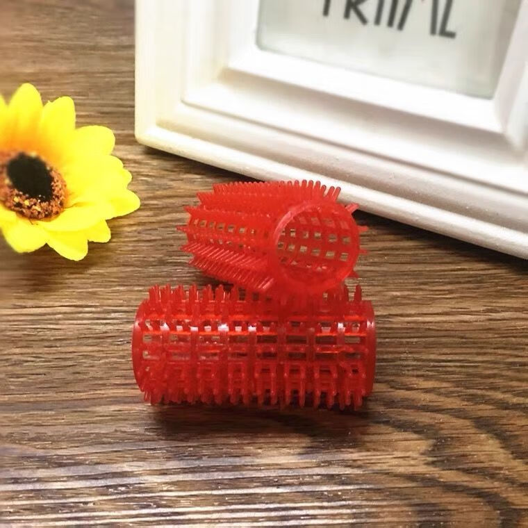 卷发diy老式塑料卷发棒怀旧卷发筒梨花卷刺猬发卷带齿空气刘海 小号