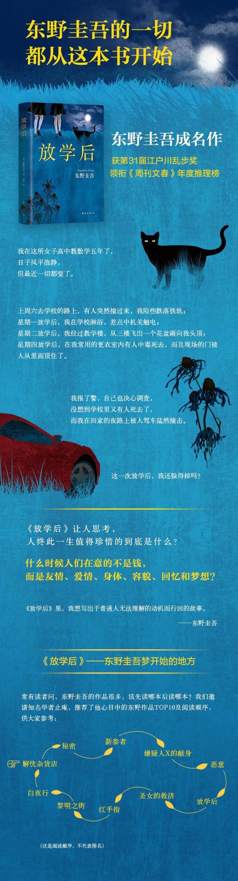 放学后 东野圭吾小说