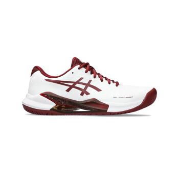亚瑟士（ASICS）男鞋 GEL-CHALLENGER 14 透气 耐磨防滑 稳定支撑男士运动网球鞋 白红/White/Red 标准41.5/US8
