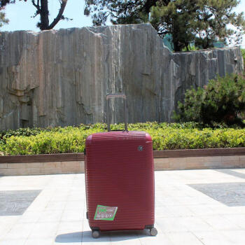 专柜雅士行李箱20英寸登机箱万向轮拉杆箱女24英寸托运旅行箱28吋 红色 20寸登机箱