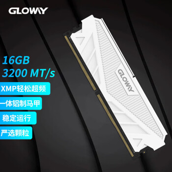 光威（Gloway）DDR4 3200 台式机内存 天策系列 16G 3200 皓月白