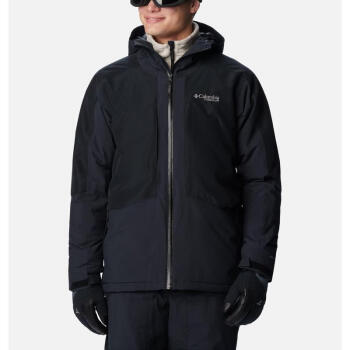 哥伦比亚（Columbia）新款男外套Highland Summit 户外防风保暖透气登山服男冲锋衣夹克 Black 5XT;Tall
