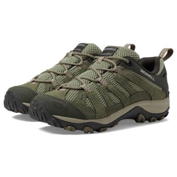 迈乐（Merrell）女徒步鞋 Alverstone 2 复古轻便耐磨户外防滑远足登山鞋 Tea/Lichen 38.5