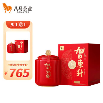 八馬茶業 綠茶 特級西湖龍井 瓷罐 茶葉禮盒裝150g 年貨送禮