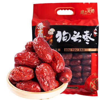 人和仙 狗头枣 陕西特产 大红枣1000g 陕北大枣西安美食干果零食