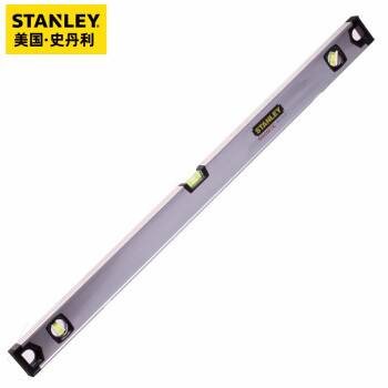 史丹利（STANLEY）强磁水平尺多角度三水泡铝合金高精度测量平水仪装修平衡靠尺 带磁水平尺24寸 42-111-23 600mm