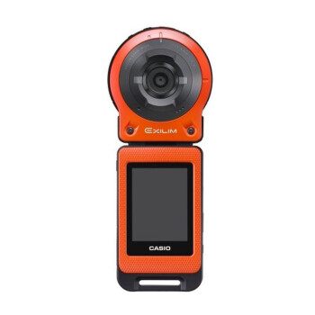卡西欧（CASIO）（Casio） EXILIM Life Style 数码可分离运动相机14.1MP 全高清防水 橙色