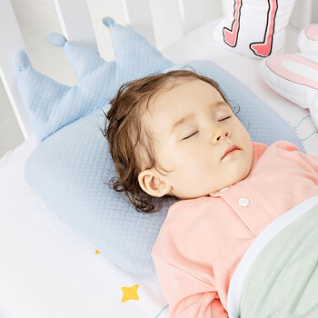 睡眠博士（AiSleep）梦精灵婴儿枕0-1岁乳胶枕 婴儿乳胶枕定型枕矫正枕头 天蓝色