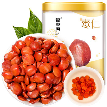 福东海 枣仁100g 罐装 枣仁膏粉丸原料 枣仁茶汤 可炒制枣仁茶汤百合茯苓茶非酸枣仁