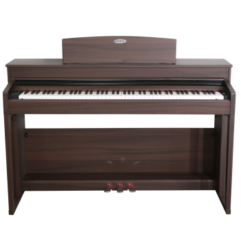 美德威电钢琴 88键重锤数码钢琴 智能电子钢琴 X5 棕色
