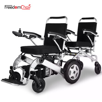 迈乐步 德国智能双人电动轮椅车老年人可折叠轻便老人残疾人代步车可上飞机 双人标准【10ah单锂电池+续航15km+含后座】