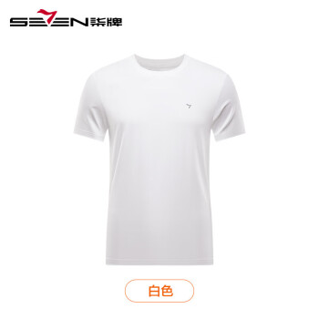 柒牌（SEVEN）柒牌男士短袖T恤运动休闲抗菌透气半袖圆领体恤上衣