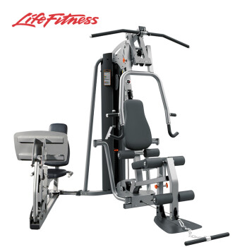 LIFEFITNESS力健综合训练器械家用力量训练多功能健身器材力量练习器 G4+蹬腿