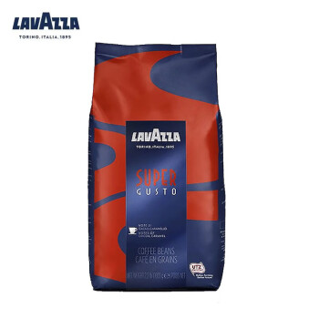 拉瓦萨（LAVAZZA）意大利进口 红牌咖啡豆 意式经典1kg 中度烘焙无糖咖啡豆 意式经典1kg*1袋