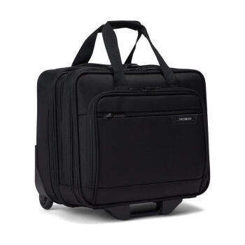 新秀丽（Samsonite）中性款行李箱 Classic 2 轮式手提商务箱包 时尚便携耐用出差通勤 Black