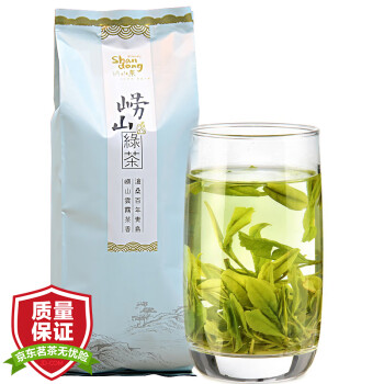 崂陈崂山茶绿茶2023新茶春茶叶特级散装青岛特产豆香高山云雾250g