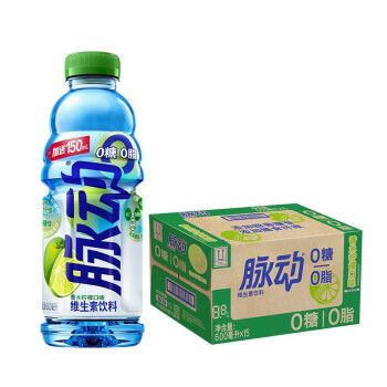 脈動 (Mizone)新品0糖0脂 無糖維生素運動功能飲料 香水檸檬口味600ML*15瓶