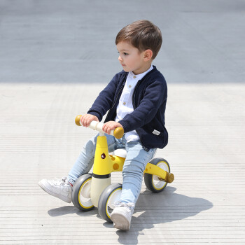 乐贝儿童滑行车平衡车婴儿学步车溜溜车助步车小孩滑步车无脚踏单车 黄色LB1603