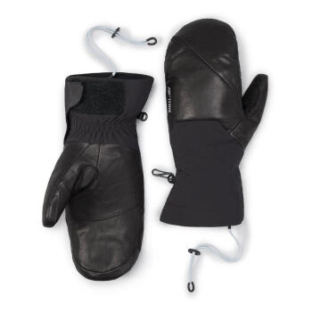 始祖鸟（ARC’TERYX）手套 Sabe 耐磨保暖防风雪男女款户外滑雪手套 可叠穿 Black XS