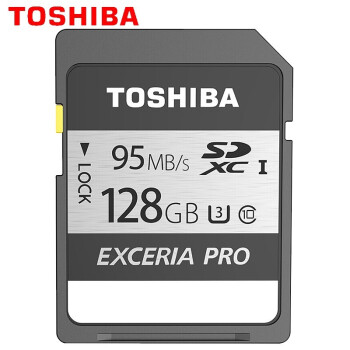 東芝（TOSHIBA）內存卡 鎧俠sd卡 適用佳能尼康索尼富士鬆下微單反相機高速存儲卡 東芝128G 95M/s sd卡