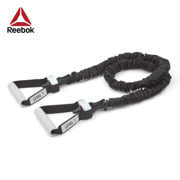 Reebok/锐步 阻力管拉力绳家用男女深蹲训练瑜伽拉筋带弹力绳16070