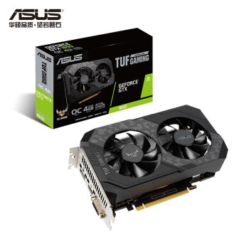 华硕 ASUS TUF GeForce GTX1650-O4GD6-P-GAMING   GDDR6 4G电竞游戏显卡