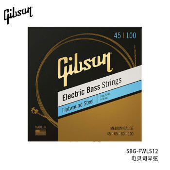 Gibson吉普森原裝電貝司琴弦配件通用貝斯套弦Bass SBG-FWLS12 電貝司琴弦