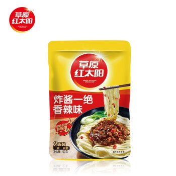 草原红太阳炸酱一绝100g 拌面酱拌饭酱下饭杂酱面 100g炸酱一绝1袋（香辣味）