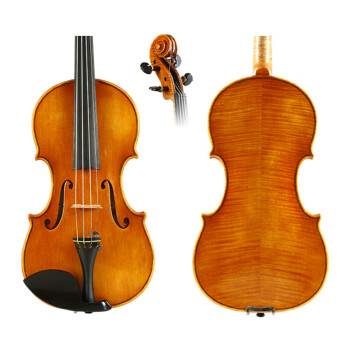 青歌小提琴3620欧料仿古乐团演奏级纯手工考级4/4手提琴大师 4/4 QV3616小提琴