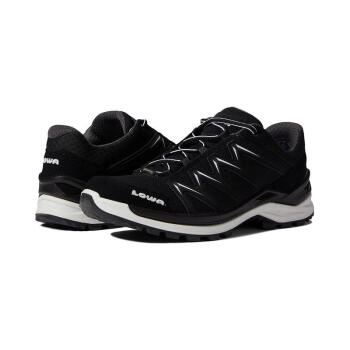 LOWA洛瓦 女款低帮登山鞋 Innox Pro GTX Lo 户外耐磨保暖舒适徒步鞋 Black/White 标准38/US6.5