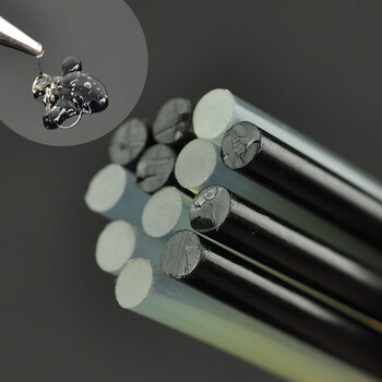 开拓（EXPLOIT）半透明 高粘性 无异味黑色 红色 热熔胶枪胶条 热熔胶棒 7mm/11mm 7*270mm 半透明(60支装)