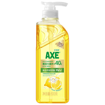 斧头牌（AXE）柠檬玻尿酸护肤洗洁精500g 轻松去重油水润双手