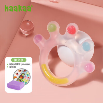 哈咔（haakaa）升级款大手掌牙胶 婴儿咬咬牙胶乐可水煮 戒防吃手神器安抚玩具