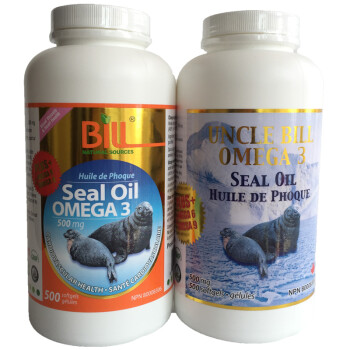 加拿大康加美标叔BILL海豹油Seal Oil500粒销量远超bec