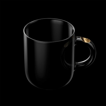 雷德夫（LEIDFOR）C1 陶瓷马克杯【恰好】系列咖啡杯北欧女士水杯茶杯 生日礼物杯子 恰好马克杯-黑釉