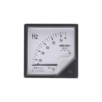 德力西电气 模拟指示电测量仪表6L2 频率表 45-65Hz 220V