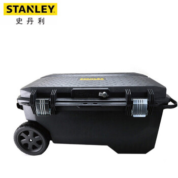 史丹利（STANLEY）进口移动工具箱双层车载工业多功能组合大容量加厚拉杆五金工具箱