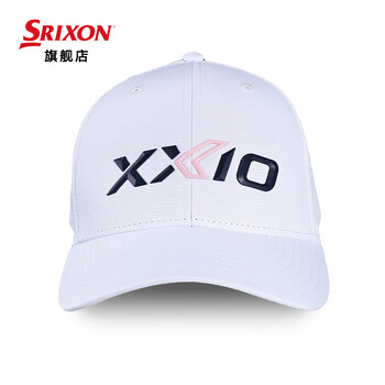 XXIO高尔夫球帽女士有顶帽golf夏季女子透气遮阳帽XX10可调节球帽 GAH-22054I 白色