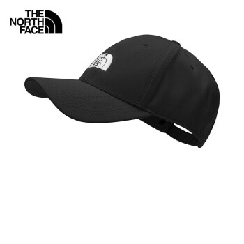 北面（The North Face） 运动帽23新款户外中性男女款棒球帽遮阳透气休闲帽子硬顶4VSV KY4/黑色 OS/均码/57.8cm