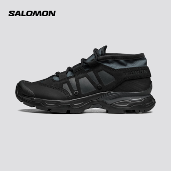 萨洛蒙（Salomon）男女款 户外运动皮革拼接徒步登山鞋 JUNGLE ULTRA LOW ADVANCED 黑色 471307 5.5 (38 2/3)